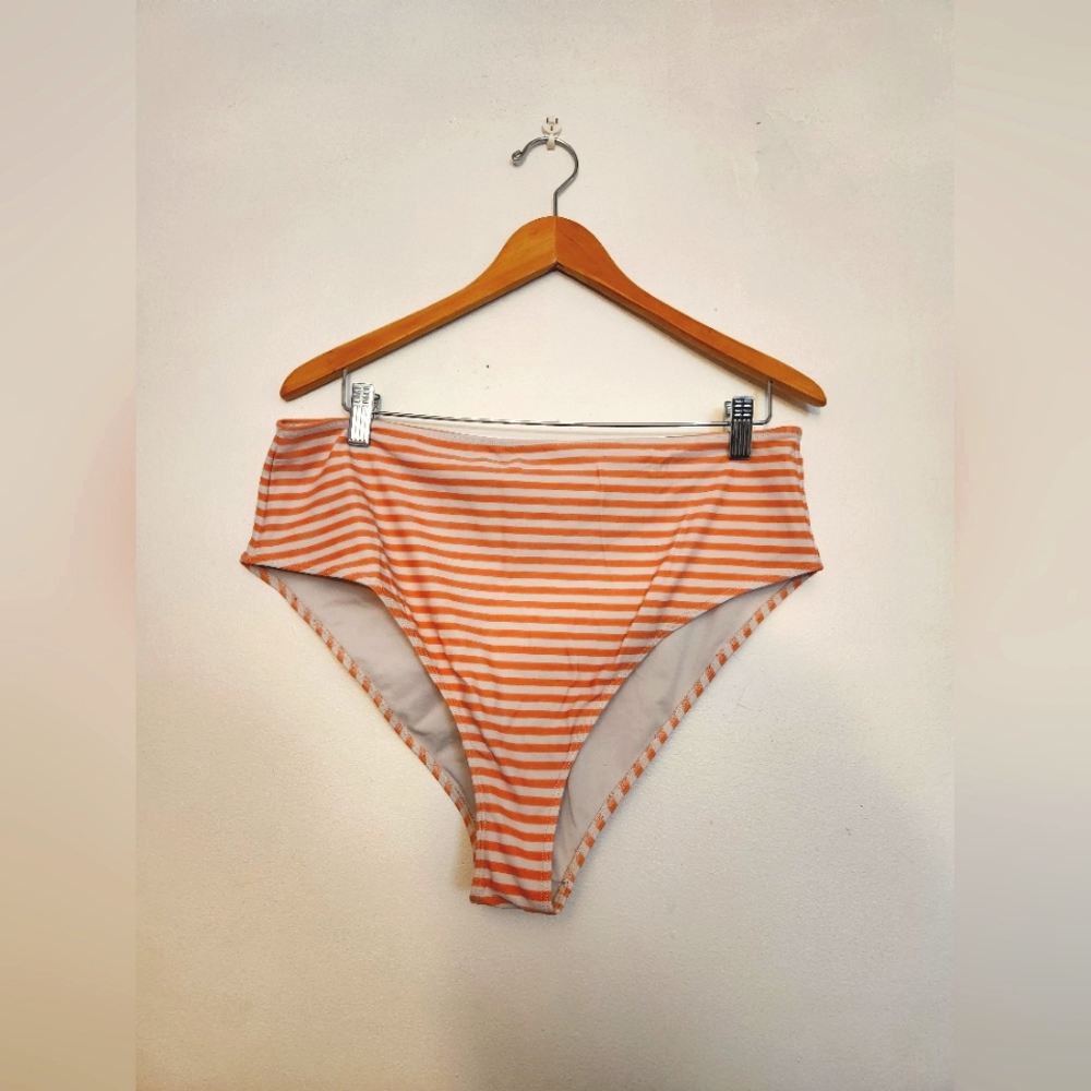 Forever 21+ Striped Swim Bottom